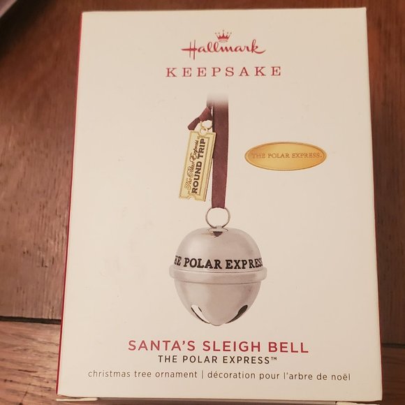 Hallmark Holiday Nib Santas Sleigh Bell The Polar Express 29
